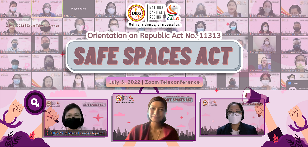 Calg Holds Orientation On Safe Spaces Act Dilg Ncr