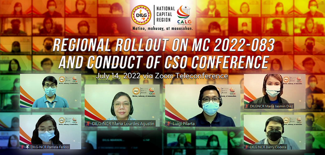 Ensuring Active And Participatory Engagement Of CSOs, DILG-NCR Rolled ...